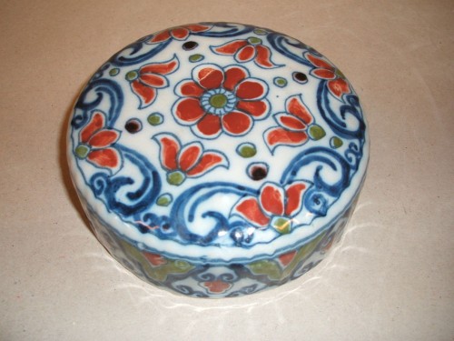 Gemberpot met ornamentaal decor
