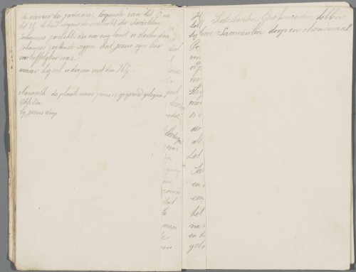 Schriftje met schoonschrift