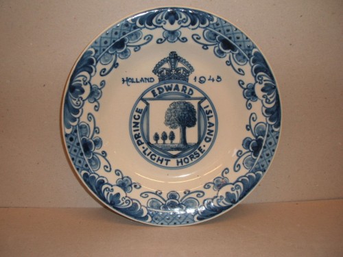 Bord in opdracht van een Canadees regiment in WO II