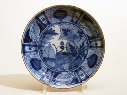 Pannekoek met blauw kraakdecor