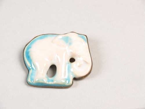 Broche in de vorm van een olifant