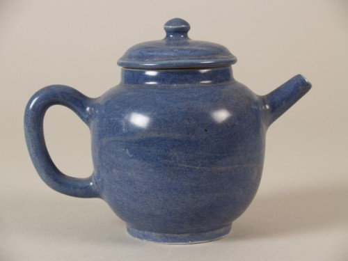 Theepot, donkerblauw