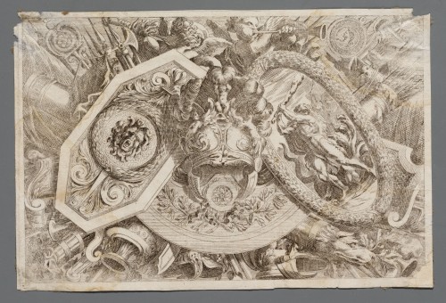 Ornamentprent. Trophees d'armes antiques et modernes (kopie).