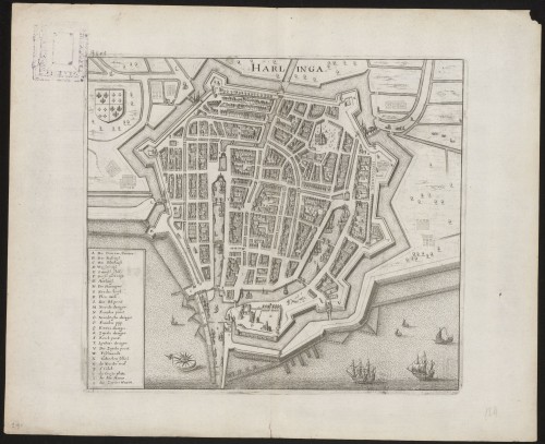 Plattegrond van Harlingen