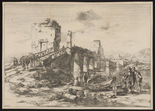 De Ponte Molle bij Rome