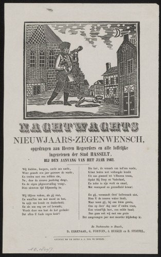 Nachtwachts Nieuwejaars-Zegenwensch