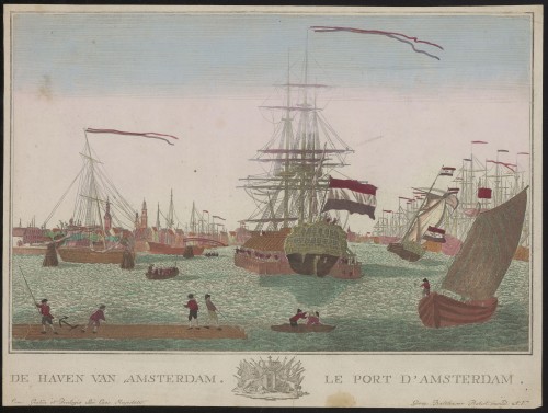 De haven van Amsterdam