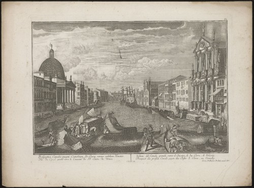 Gezicht op Venetië