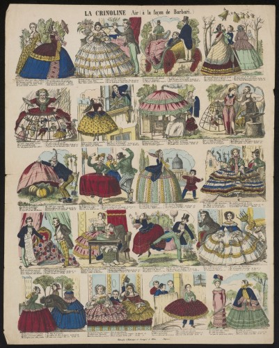 La crinoline Air (à la façon de Barbari.)