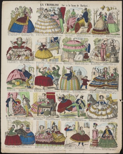 La crinoline Air (à la façon de Barbari.)