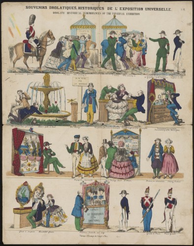 Souvenirs drolatiques, historiques de l'Exposition Universelle (1e PL.)