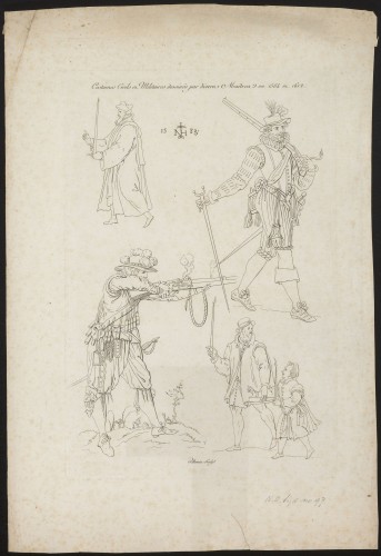 Costumes Civils et Militaires dessinés par divers Maîtres en 1584 et 1612
