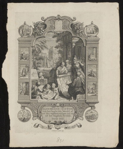 Titelpagina van een geschiedkundig boek