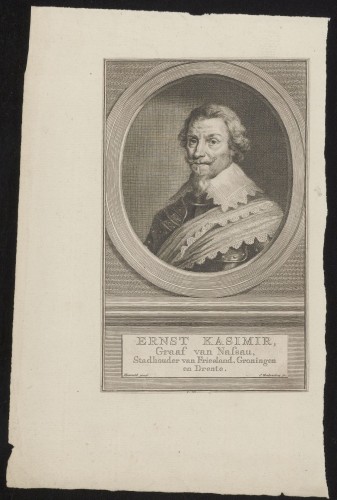 Portret van stadhouder Ernst Casimir, graaf van Nassau