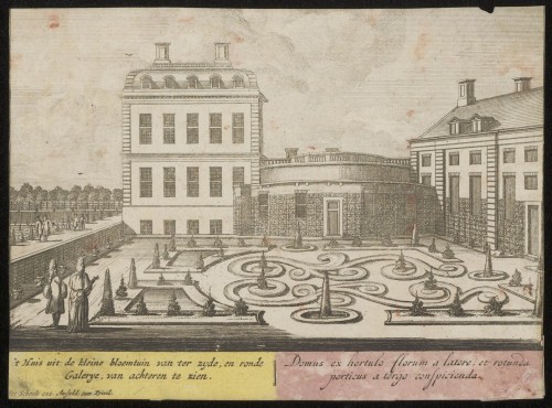 Gezicht op een gedeelte van Kasteel Rosendael