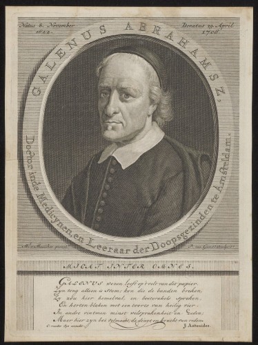 Portret van Galenus Abrahamsz. de Haan