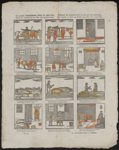 De Groote Beestenmarkt alhier in onze stad (Nº 34)