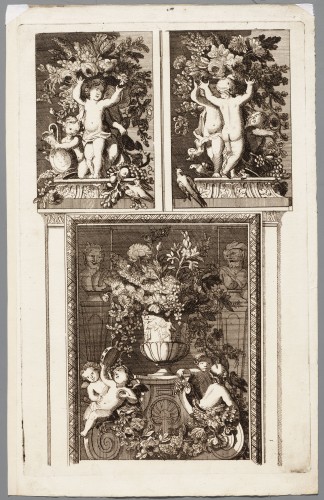 Ornamentprent. Nouveaux Livre de Taleaux de Portes.