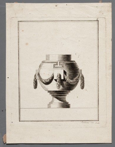 Ornamentprent. Livre de Vases.