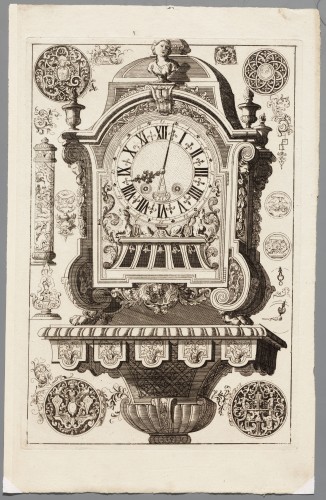 Ornamentprent. Nouveaux Liure de Boites de Pendulles (kopie).