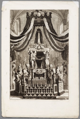 Ornamentprent. Premier Livre de Tombeaux et Mozoles (kopie).