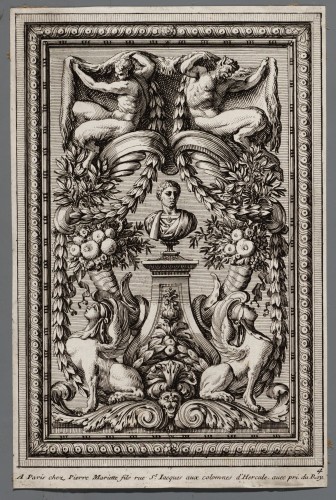 Ornamentprent. Ornements de panneaux pour l'enrichissement des lambris.