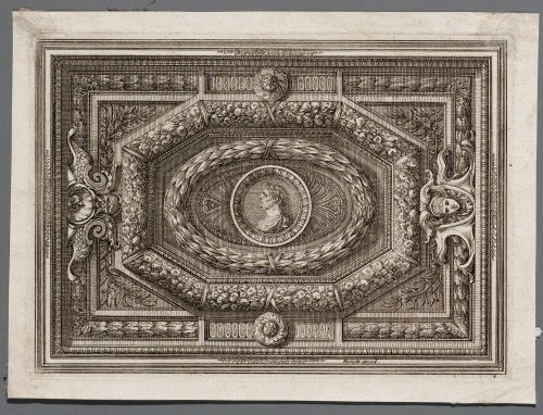 Ornamentprent. Dessins de plafonds.