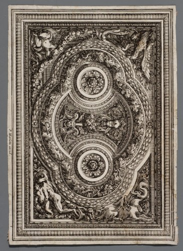 Ornamentprent. Dessins de plafonds.