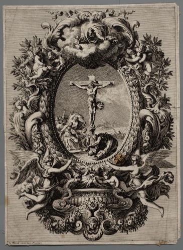 Ornamentprent. Bénitiers.