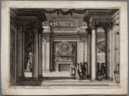 Ornamentprent. Cheminées et lambris.
