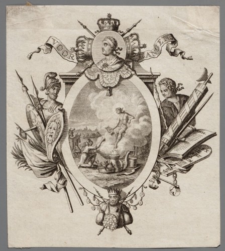 Ornamentprent. Voorzangen.
