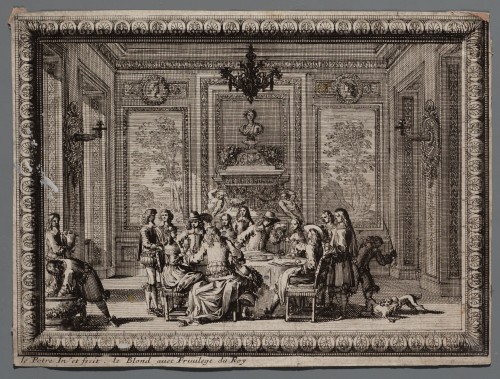 Ornamentprent. Cheminées et lambris.