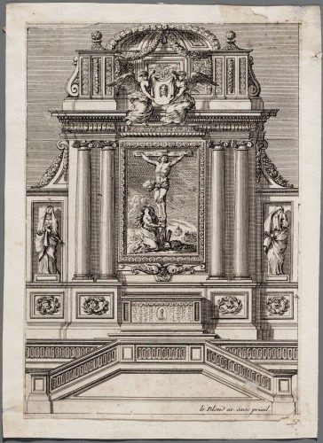 Ornamentprent. Retables d'autels.