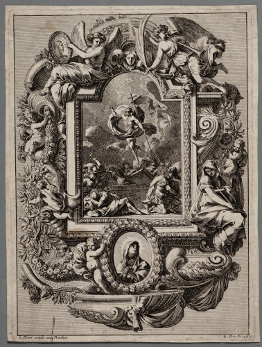 Ornamentprent. Bénitiers.