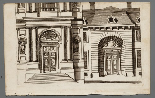 Ornamentprent. Portes Cocheres et d'Eglises.