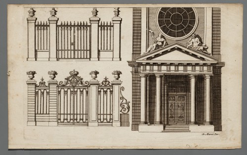 Ornamentprent. Portes Cocheres et d'Eglises.