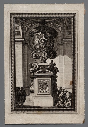 Ornamentprent. Vases.