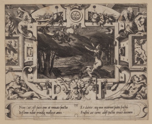 Ornamentprent. Livre de la Conqueste de la Toison d’Or.