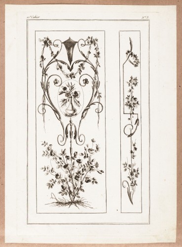 Ornamentprent. 10e Cahier de l'oeuvre de Ranson (?).