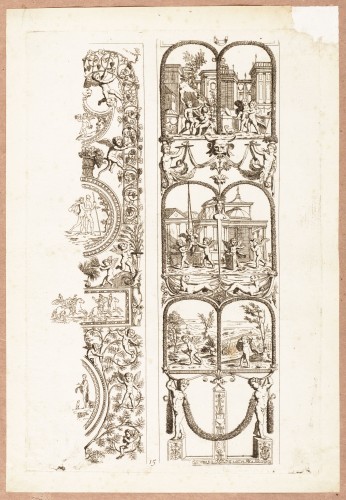 Ornamentprent. Miscellaneae Picturae Vulgo Grotesqves in Spelaeis Vaticanis.