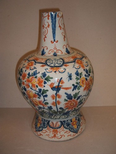 Vaas met polychroom decor