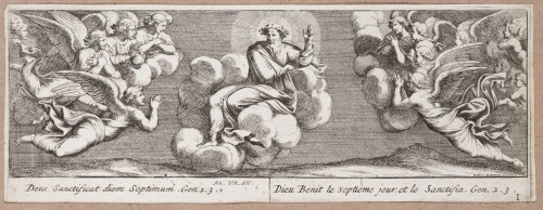 Ornamentprent. Imagines veteris ac novi Testamenti in Vaticani Palatii.
