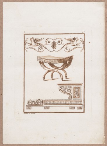 Ornamentprent. VII.e Recueil de Vases, d'Ornements & de Figures Antiques.