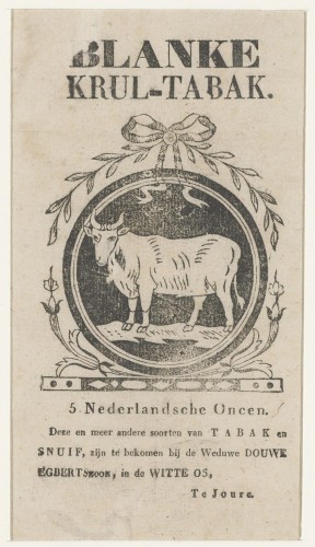 Advertentie voor tabak