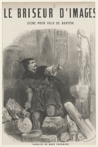 Le briseur d'images : scène pour voix de baryton