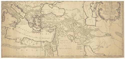 Landkaart Midden-Oosten