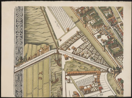 De groote kaart van Amsterdam in 1544