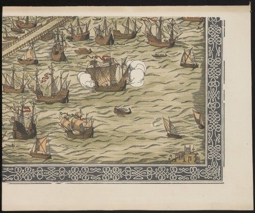 De groote kaart van Amsterdam in 1544