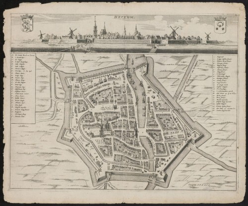 Plattegrond van Dokkum