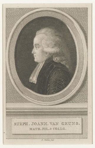 Portret van Stephanus Johannes van Geuns